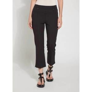 NEW LYSSE cropped amanda bootcut pants in black